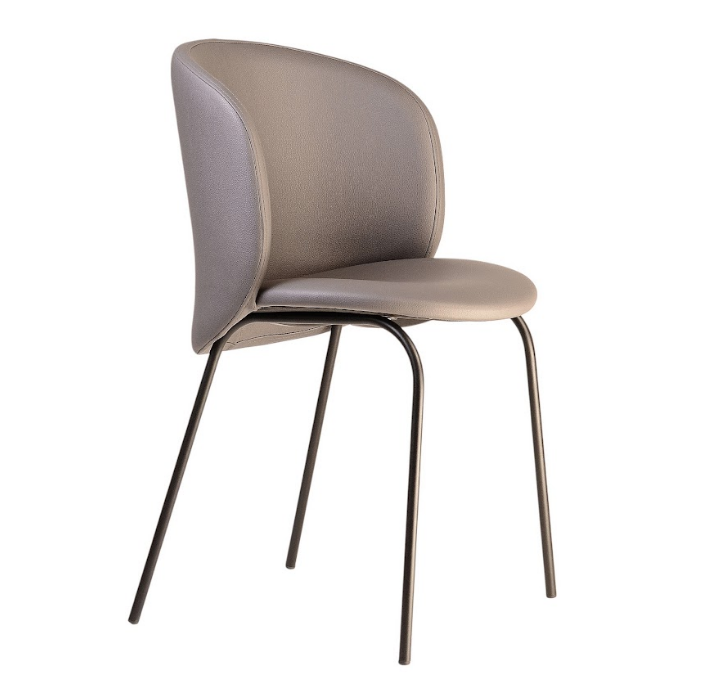 Стул обеденный LVK- Lilo черный/ эко кожа (Integra 19) 