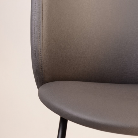 Стул обеденный LVK- Lilo черный/ эко кожа (Integra 19) 