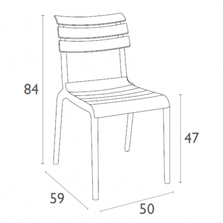 Стул уличный Siesta Helen (бежевый)