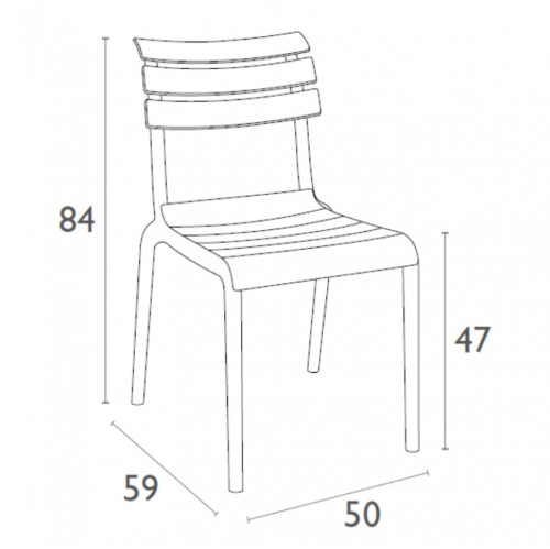 Стул уличный Siesta Helen (бежевый)
