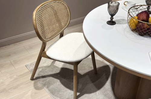 Стул обеденный CRV- Elegant Savanna beige natural wood, бежевый 