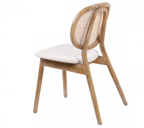 Стул обеденный CRV- Elegant Savanna beige natural wood, бежевый 