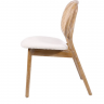 Стул обеденный CRV- Elegant Savanna beige natural wood, бежевый 