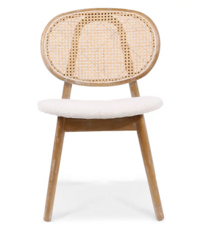 Стул обеденный CRV- Elegant Savanna beige natural wood, бежевый 