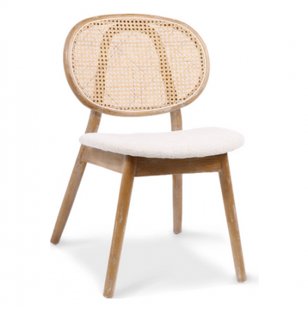 Стул обеденный CRV- Elegant Savanna beige natural wood, бежевый 