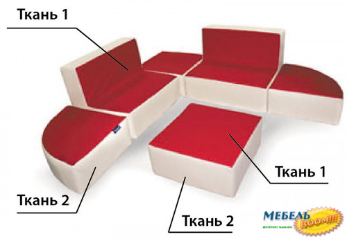 Мягкий уголок MLX- Бамбино (6 модулей)