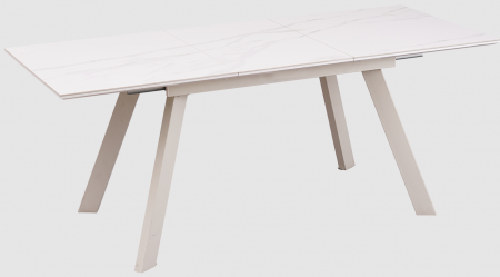 Стол обеденный модерн DSN- DT 17014 керамика белый 