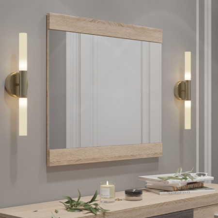 Зеркало настенное EVR- 800 дуб Сонома