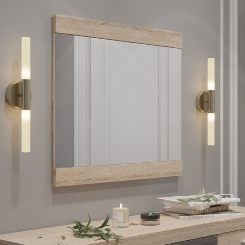 Зеркало настенное EVR- Эверест-800 дуб Сонома