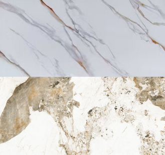 Стол керамика 2,8 м Elt- B5C041 ножки черный, белый/ столешница белый, пандора