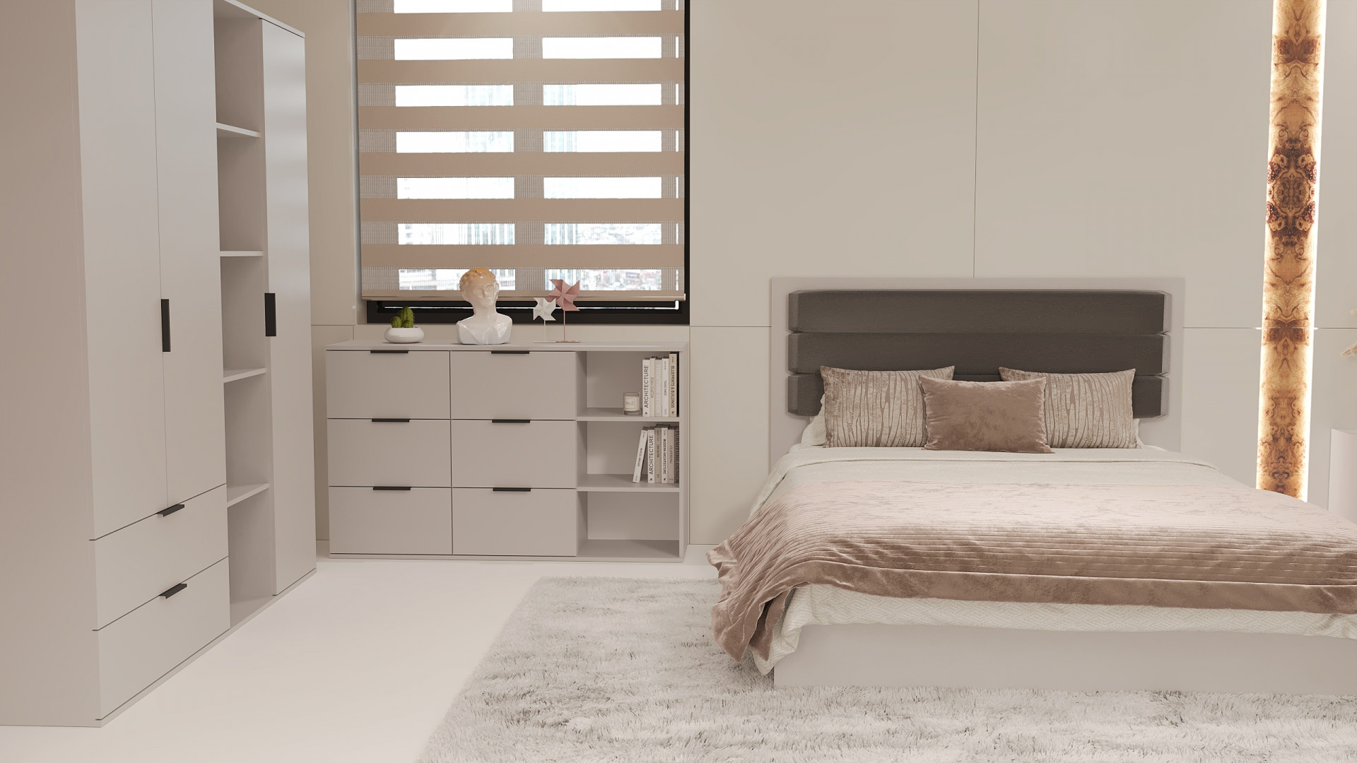 Кровать двуспальная ViA- Сити СЛ-13