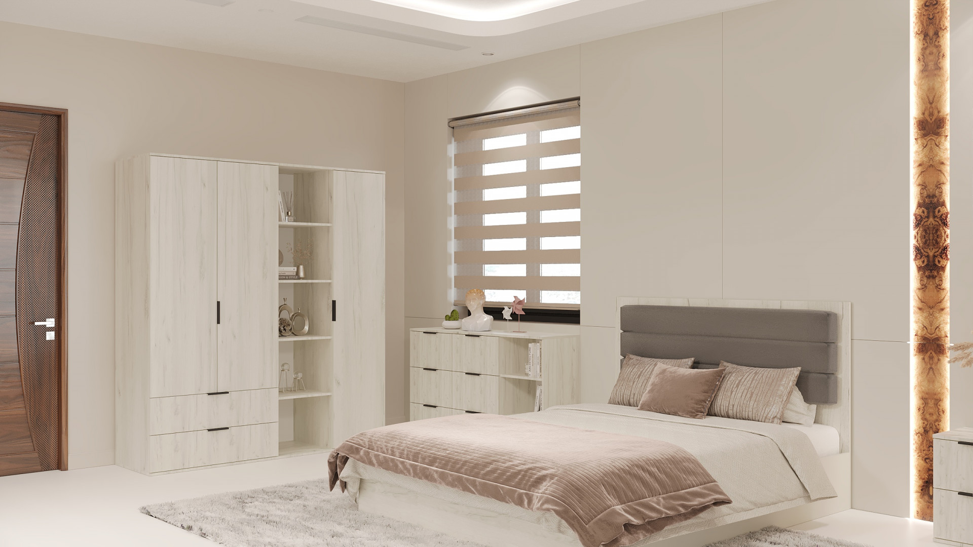 Кровать двуспальная ViA- Сити СЛ-13