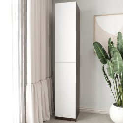 Шкаф-пенал 220х60х50 см KOD- ШК-Ейр (белый фасад)