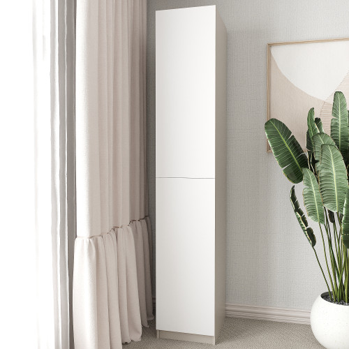 Шкаф-пенал 220х60х50 см KOD- ШК-Ейр (белый фасад)