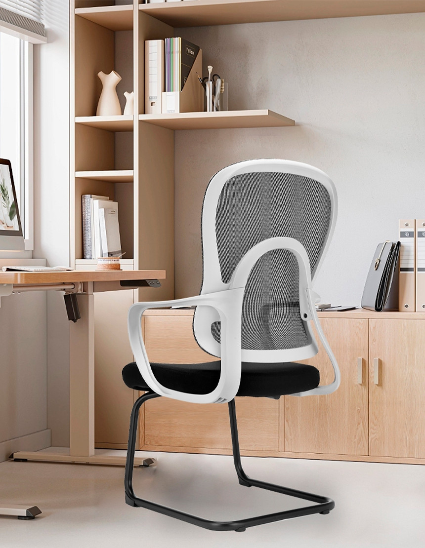 Стілець для відвідувача LUX- GO-SIT 645-C GREY / BLACK