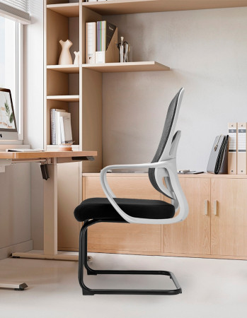 Стілець для відвідувача LUX- GO-SIT 645-C GREY / BLACK