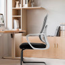 Стілець для відвідувача LUX- GO-SIT 645-C GREY / BLACK