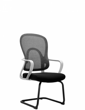 Стілець для відвідувача LUX- GO-SIT 645-C GREY / BLACK
