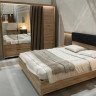 Тумбы прикроватные Perfect Home Талли / Tally с 2 ящиками 1S/51 Дуб артизан/антрацит