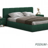 Кровать 2-х спальная с подъемным механизмом VRN- PODIUM (Dark green, Dark grey)