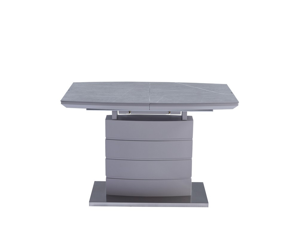 Стол обеденный раскладной VTR- TML-850 (Ледяной серый + серый)