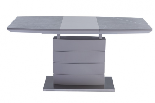 Стол обеденный раскладной VTR- TML-850 (Ледяной серый + серый)
