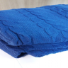 Плед-покрывало NLU- КОЛОС меланж синий 180х210 см