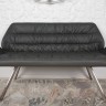 Кресло банкетка NL- TENERIFE (Тенерифе) темно-серый 135х60х89