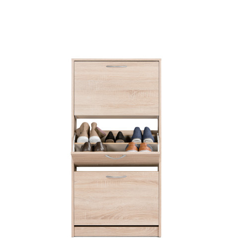 IDEA Шкаф для обуви LINZ 3 дуб