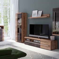 Комплект в гостиную Helvetia ROGER (сатиновый нуссбаум)