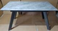 Стол обеденный модерн DSN- DT 17014 керамика серый глянец