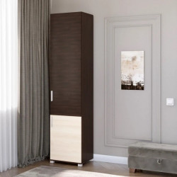 Пенал закрытый EVR- Бриз-15 венге + дуб молочный