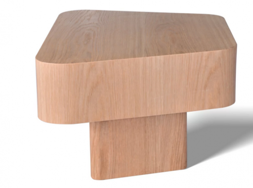 Стол кофейный CRV- Dominic, Oak nature top and base 80 см,натуральный