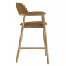 Стул полу барный LVK- Terra натуральный ясень ткань (Node 11) 