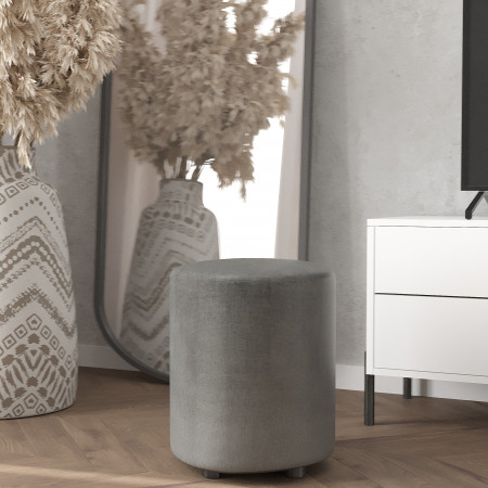 Пуф на маленьких ножках 42х35 KOD- Пуф-2 (ткань велюр)