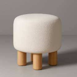 Пуф Mil- Rainbow 35х35х38 см Белый (3001)