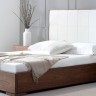 Кровать деревянная с мягким изголовьем WDS- Porto