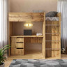 Кровать - комната VRN- "Bedroom 3", корпус «Дуб ТАХО» 