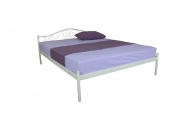 Двуспальная металлическая кровать TPRO- ALBA 1600х2000 beige E1793