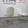 Стул обеденный Art-Deco EXI- PRADO LIGHT BEIGE BF03 GOLD 
