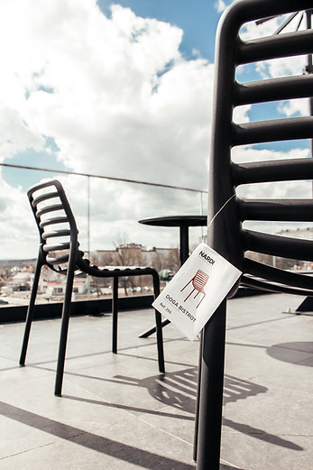 Комплект Nardi DEI- стол Step + 2 стула Doga Bistrot, Antracite