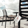 Комплект Nardi DEI- стол Step + 2 стула Doga Bistrot, Antracite