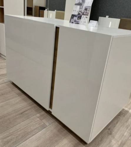 Комод Perfect Home Arco (Marco) 3D/138 белый глянец/дуб грандсон