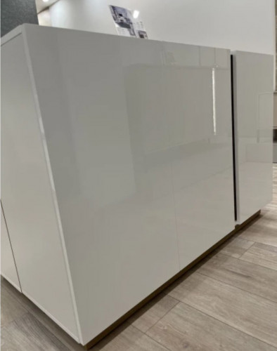 Комод Perfect Home Arco (Marco) 3D/138 белый глянец/дуб грандсон
