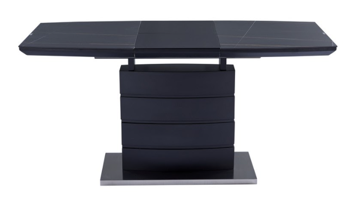Стол обеденный VTR- ТМL-850 (Черный оникс + черный)
