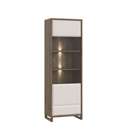 Витрина Forte​ MAREDA MAQV711 L/P дуб Валенсия /песочный