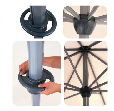 Купол для зонта ZST- ALU 3,5х3,5  м