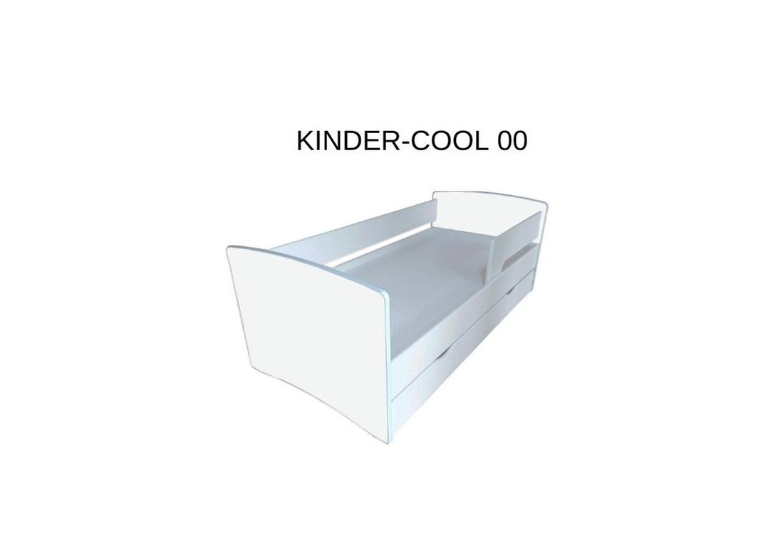 Детская кровать с ящиком VRN-  KINDER-COOL (котята, собачки) 