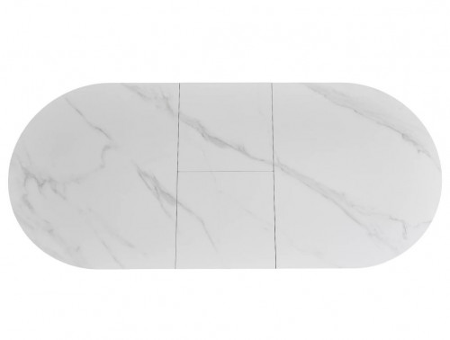 Стол SIGNAL Gaston CERAMIC 140(180)*80 БЕЛЫЙ/ЧЕРНЫЙ