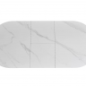 Стол SIGNAL Gaston CERAMIC 140(180)*80 БЕЛЫЙ/ЧЕРНЫЙ